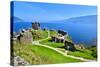 Castle Ruins at Loch Ness-Jeni Foto-Stretched Canvas