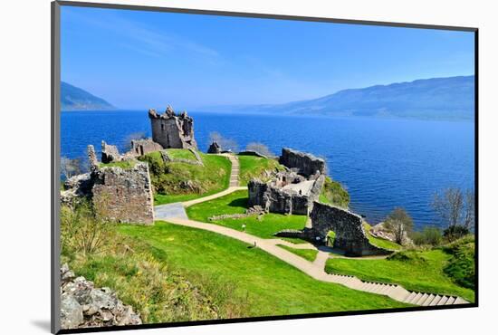Castle Ruins at Loch Ness-Jeni Foto-Mounted Photographic Print