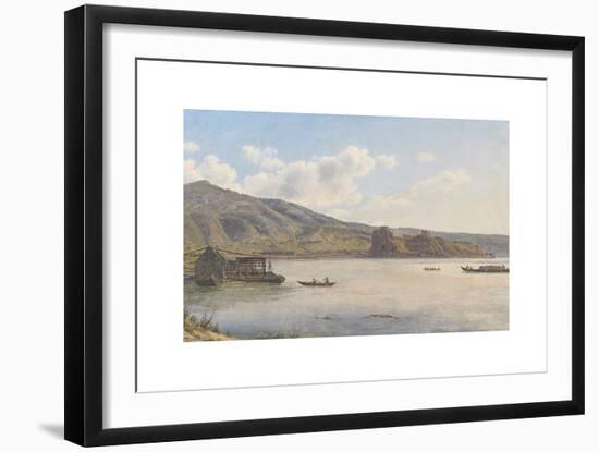 Castle Ruins near Pressburg-Jakob Alt-Framed Premium Giclee Print