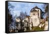 Castle Ruins on A Hill Top in Ojcow, Poland-Curioso Travel Photography-Framed Stretched Canvas