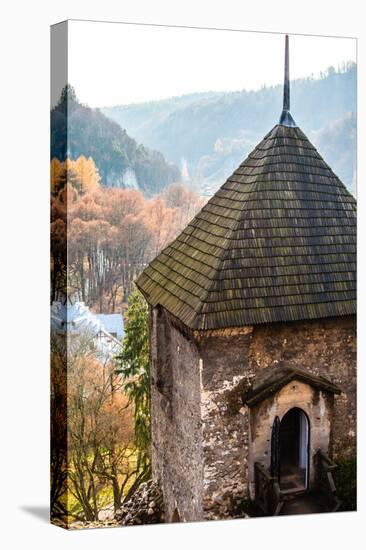 Castle Ruins on A Hill Top in Ojcow, Poland-Curioso Travel Photography-Stretched Canvas