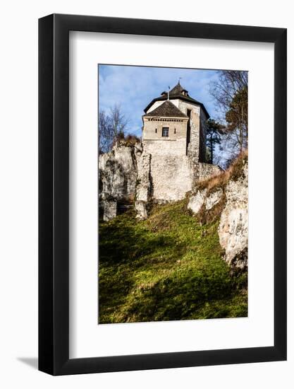 Castle Ruins on A Hill Top in Ojcow, Poland-Curioso Travel Photography-Framed Photographic Print