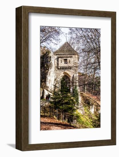 Castle Ruins on A Hill Top in Ojcow, Poland-Curioso Travel Photography-Framed Photographic Print