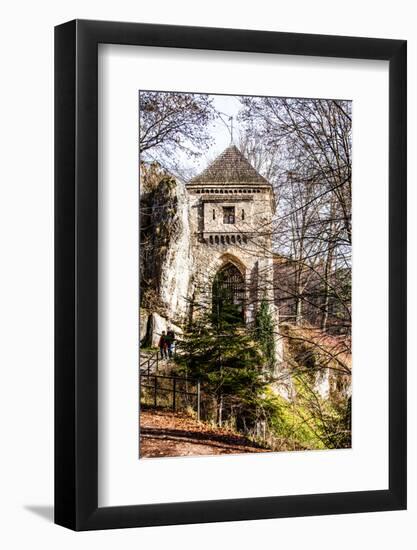 Castle Ruins on A Hill Top in Ojcow, Poland-Curioso Travel Photography-Framed Photographic Print