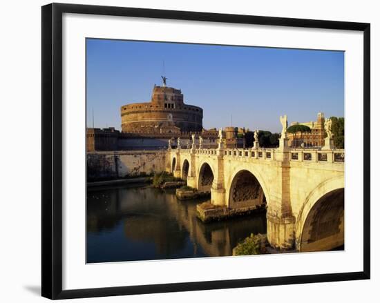 Castle San Angelo, Rome, Italy-Hans Peter Merten-Framed Photographic Print