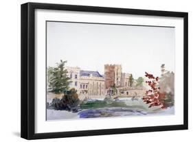 Castle Seen Through Trees, C1864-1930-Anna Lea Merritt-Framed Giclee Print