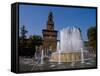 Castle Sforzesco, Milan, Lombardy, Italy, Europe-Charles Bowman-Framed Stretched Canvas