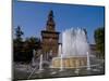 Castle Sforzesco, Milan, Lombardy, Italy, Europe-Charles Bowman-Mounted Photographic Print