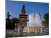 Castle Sforzesco, Milan, Lombardy, Italy, Europe-Charles Bowman-Mounted Photographic Print