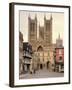 Castle Square, Lincoln Cathedral, Lincoln, Lincolnshire, England, UK-Ivan Vdovin-Framed Photographic Print