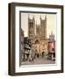 Castle Square, Lincoln Cathedral, Lincoln, Lincolnshire, England, UK-Ivan Vdovin-Framed Photographic Print