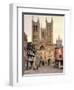 Castle Square, Lincoln Cathedral, Lincoln, Lincolnshire, England, UK-Ivan Vdovin-Framed Photographic Print