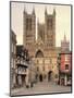 Castle Square, Lincoln Cathedral, Lincoln, Lincolnshire, England, UK-Ivan Vdovin-Mounted Photographic Print