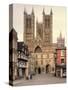 Castle Square, Lincoln Cathedral, Lincoln, Lincolnshire, England, UK-Ivan Vdovin-Stretched Canvas