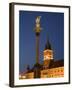 Castle Square (Plac Zamkowy), the Sigismund III Vasa Column and Royal Castle, Warsaw, Poland-Gavin Hellier-Framed Photographic Print
