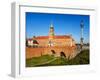 Castle Square, Royal Castle and Sigismund's Column, Old Town, Warsaw, Masovian Voivodeship, Poland,-Karol Kozlowski-Framed Photographic Print