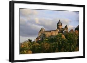 Castle Stahleck Near Bacharach in the Evening, View from the Steeger Valley-Uwe Steffens-Framed Photographic Print