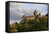 Castle Stahleck Near Bacharach in the Evening, View from the Steeger Valley-Uwe Steffens-Framed Stretched Canvas