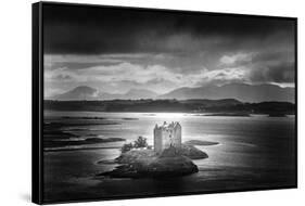 Castle Stalker, Argyllshire, Scotland-Simon Marsden-Framed Stretched Canvas