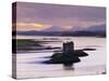 Castle Stalker at Sunset, Loch Linnhe, Argyll, Scotland-Nigel Francis-Stretched Canvas