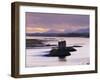 Castle Stalker at Sunset, Loch Linnhe, Argyll, Scotland-Nigel Francis-Framed Photographic Print