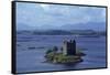 Castle Stalker on Loch Laich, Scotland, UK-null-Framed Stretched Canvas