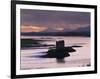 Castle Stalker on Loch Linnhe, Silhouetted at Dusk, Argyll, Scotland, United Kingdom, Europe-Nigel Francis-Framed Photographic Print