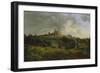 Castle Stolpen, 1830-Ernst Ferdinand Oehme-Framed Giclee Print