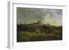 Castle Stolpen, 1830-Ernst Ferdinand Oehme-Framed Giclee Print