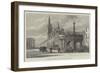 Castle-Street, Aberdeen, Meeting of the British Association-null-Framed Giclee Print