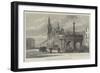 Castle-Street, Aberdeen, Meeting of the British Association-null-Framed Giclee Print