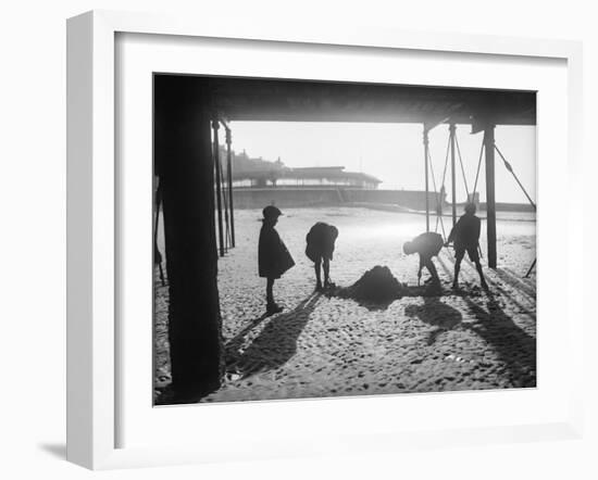 Castle under the Pier-null-Framed Photographic Print