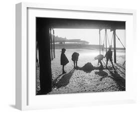 Castle under the Pier-null-Framed Photographic Print