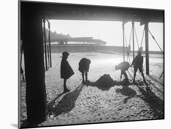 Castle under the Pier-null-Mounted Photographic Print