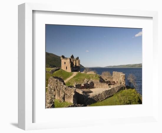 Castle Urquhart. Loch Ness, Highlands, Scotland, United Kingdom, Europe-Richard Maschmeyer-Framed Photographic Print