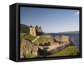 Castle Urquhart. Loch Ness, Highlands, Scotland, United Kingdom, Europe-Richard Maschmeyer-Framed Stretched Canvas