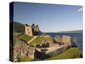 Castle Urquhart. Loch Ness, Highlands, Scotland, United Kingdom, Europe-Richard Maschmeyer-Stretched Canvas