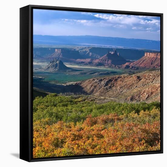 Castle Valley from La Sal Mountain, Moab, Utah, Usa-Charles Crust-Framed Stretched Canvas