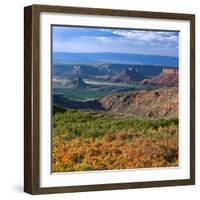 Castle Valley from La Sal Mountain, Moab, Utah, Usa-Charles Crust-Framed Photographic Print