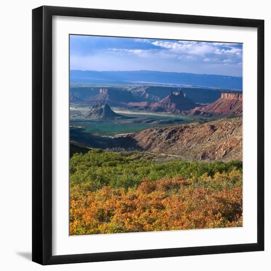 Castle Valley from La Sal Mountain, Moab, Utah, Usa-Charles Crust-Framed Photographic Print