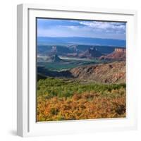 Castle Valley from La Sal Mountain, Moab, Utah, Usa-Charles Crust-Framed Photographic Print