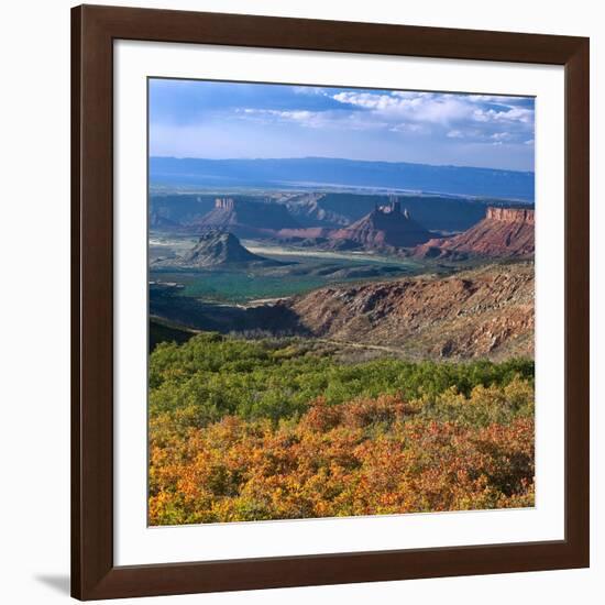 Castle Valley from La Sal Mountain, Moab, Utah, Usa-Charles Crust-Framed Photographic Print