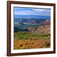 Castle Valley from La Sal Mountain, Moab, Utah, Usa-Charles Crust-Framed Photographic Print