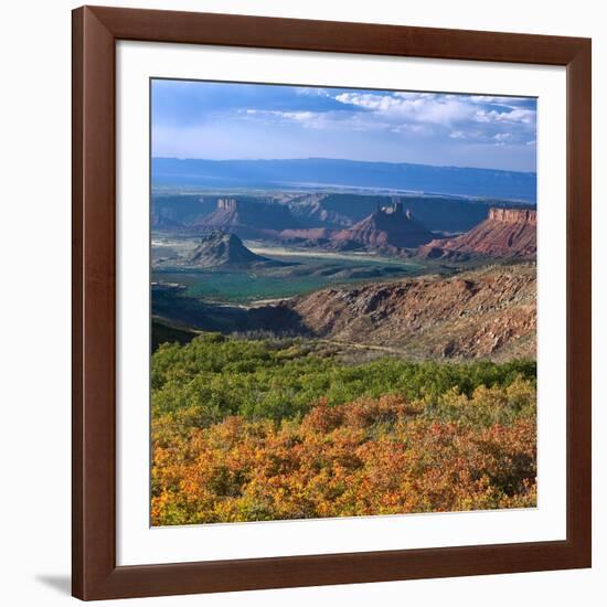 Castle Valley from La Sal Mountain, Moab, Utah, Usa-Charles Crust-Framed Photographic Print