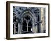 Castle Window and Gargoyle, Prague, Czech Republic-David Herbig-Framed Photographic Print