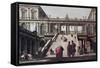 Castle Yard-Canaletto-Framed Stretched Canvas