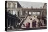 Castle Yard-Canaletto-Stretched Canvas