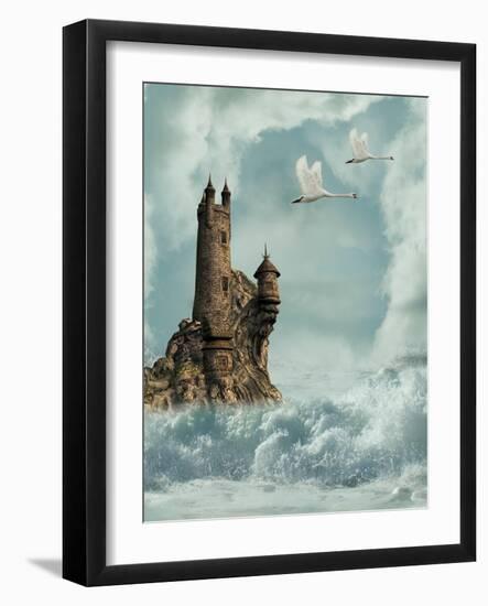 Castle-justdd-Framed Art Print