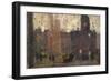 Castlegate, Salford, 1912 (Oil on Canvas)-Adolphe Valette-Framed Giclee Print