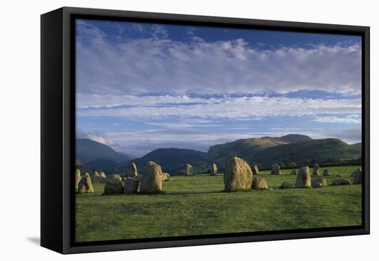 Castlerigg Stone Circle, Cumbria, England-Joe Cornish-Framed Stretched Canvas